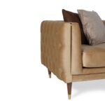 Καναπές τριθέσιος Olympus κρεμ 230x94x70cm ed10417 - Image 5