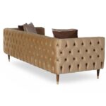 Καναπές τριθέσιος Olympus κρεμ 230x94x70cm ed10417 - Image 3