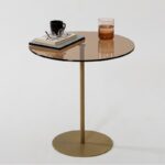 Βοηθητικό τραπέζι Calma χρυσό Bronze 50x50x50cm ed10463 - Image 5