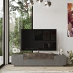 Έπιπλο TV Bicolore Bronze χρώμα 160x37 3x38 7cm ed1046