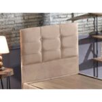 Μονό κρεβάτι Polo Light Brown χρώμα 120 x 200 ed10543 - Image 4