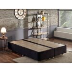 Κρεβάτι διπλό Ela Double μαύρο 140 x 190 ed10567