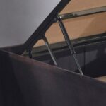 Κρεβάτι διπλό Ela Double μαύρο 150 x 200 ed10570 - Image 5