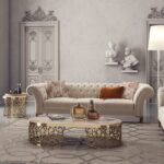 Καναπές τριθέσιος Bianca 260x100x75cm κρεμ χρώμα ed1065 - Image 5