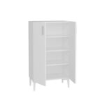 Παπουτσοθήκη Chetri άσπρη μελαμίνη 60x34x105cm ed10721 - Image 3