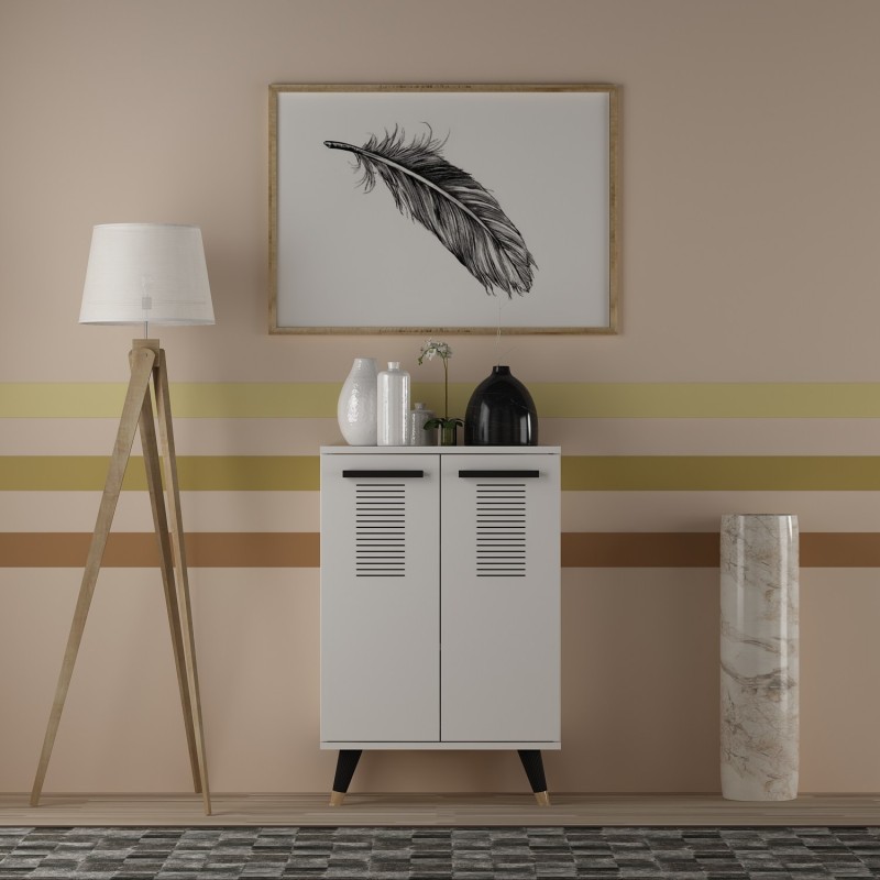 10742_0-800x800 Παπουτσοθήκη Asimo άσπρο 60x35x90 6cm μελαμίνη ed10742 - Image 1