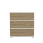 Έπιπλο εισόδου παπουτσοθήκη Aris oak μελαμίνη 90x35x93cm ed10744 - Image 2