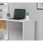 Γραφείο Noi λευκό 110x50x70cm μελαμίνη ed10747 - Image 3