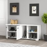 Έπιπλο εισόδου Sarandone άσπρο μελαμίνη 120x31 4x51 6εκ ed10750 - Image 5