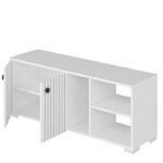 Έπιπλο εισόδου Sarandone άσπρο μελαμίνη 120x31 4x51 6εκ ed10750 - Image 3