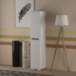 Παπουτσοθήκη Asimo λευκό 29 6x35x156 6cm μελαμίνη ed10753 - Image 5