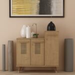 Παπουτσοθήκη Asimo Sapphire Oak 90x35x90 6cm μελαμίνη ed10758