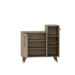 Παπουτσοθήκη Asimo Sapphire Oak 90x35x90 6cm μελαμίνη ed10758 - Image 3