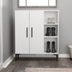 Ντουλάπι παπουτσοθήκη Viva άσπρη μελαμίνη 90x32x105cm ed10761