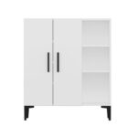 Ντουλάπι παπουτσοθήκη Viva άσπρη μελαμίνη 90x32x105cm ed10761 - Image 3