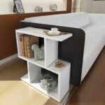 Βοηθητικό τραπέζι Moss άσπρη μελαμίνη 50x17 5x55 4cm ed1076