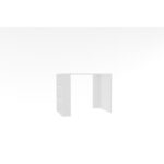 Γραφείο Giorno λευκό χρώμα 90x50x70cm μελαμίνη ed1086 - Image 3