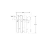 Έπιπλο εισόδου Carina Sapphire μελαμίνη 70x18x70εκ ed10950 - Image 2