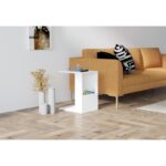 Βοηθητικό τραπέζι Star άσπρη μελαμίνη 30x40x50cm ed10951