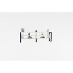 Έπιπλο τηλεόρασης Cupe λευκό χρώμα 160x24 5x50 4cm ed10972 - Image 4