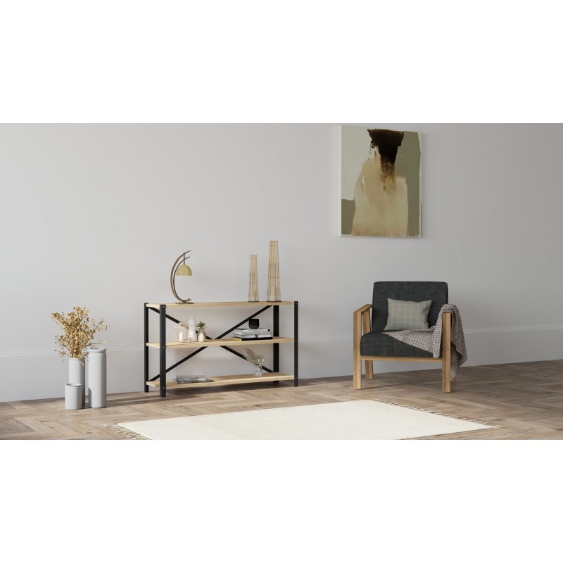 10978_0-800x800 Βιβλιοθήκη Derby Sapphire μελαμίνη 103x29 5x60εκ ed10978 - Image 1