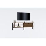 Έπιπλο τηλεόρασης Asrın Walnut 160x24 5x50 4cm ed10986 - Image 3