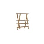 Βιβλιοθήκη Conde Sapphire δρυς μελαμίνη 120x25x150εκ ed11002 - Image 3