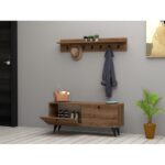 Έπιπλο εισόδου Rupa καρυδί μελαμίνη 113x35x48 5εκ ed1108 - Image 5