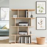 Βιβλιοθήκη Harmony Oak 90x25x127 4cm μελαμίνη ed1151