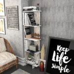 Βιβλιοθήκη Alis άσπρο μελαμίνη 45 2x21 6x180εκ ed11595 - Image 5