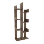 Βιβλιοθήκη Luisa καρυδί μελαμίνη 50x22x173εκ ed11628 - Image 3