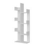 Βιβλιοθήκη Luisa άσπρο μελαμίνη 50x22x173εκ ed11629 - Image 3