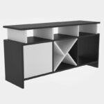 Βάση τηλεόρασης Auburn Anthracite White 120x29 9x60 6cm ed11642 - Image 3