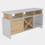 Έπιπλο τηλεόρασης Auburn White Oak 120x29 9x60 6cm ed11650 - Image 4