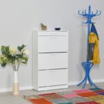 Παπουτσοθήκη Adore 75x29x128cm μελαμίνη άσπρη ed1167