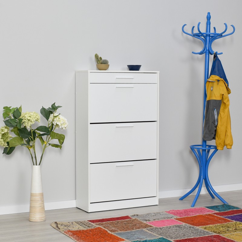 1167_0-800x800 Παπουτσοθήκη Adore 75x29x128cm μελαμίνη άσπρη ed1167 - Image 1