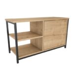 Έπιπλο τηλεόρασης Musketo μαύρο oak 89 6x35 3x50 8cm ed11683 - Image 4