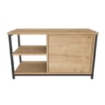 Έπιπλο τηλεόρασης Musketo μαύρο oak 89 6x35 3x50 8cm ed11683 - Image 3