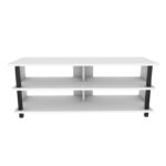 Έπιπλο τηλεόρασης Pueblo μαύρο άσπρο 120x44 6x47 4cm ed11694 - Image 3