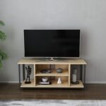Έπιπλο tv Arina μαύρο oak 120x35x50 8cm ed11721