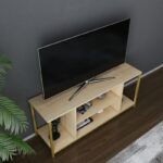 Έπιπλο tv Arina oak χρυσό 120x35x50 8cm ed11724 - Image 5