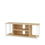 Έπιπλο tv Arina λευκό oak 120x35x50 8cm ed11728 - Image 3