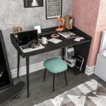 Γραφείο Volte μελαμίνη μαύρο χρώμα 121 8x59x88 3cm ed11740 - Image 5