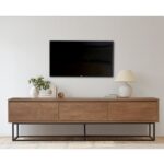 Έπιπλο τηλεόρασης Milo 180x40x50cm μελαμίνη ed117