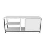 Έπιπλο tv Nuvola μαύρο λευκό 120x35 3x50 8cm ed11804 - Image 4