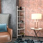 Ραφιέρα Remo άσπρη μελαμίνη 30 5x33x160cm ed11854