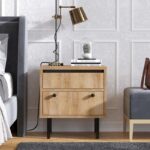 Κομοδίνο Nadia 45x50x40cm μελαμίνη ed1186