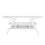 Έπιπλο τηλεόρασης Mine λευκό 120x35x55cm ed11873 - Image 3