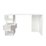 Γραφείο Maniera λευκού χρώματος 130x60x75cm ed1187 - Image 4