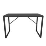 Γραφείο Layton μελαμίνη μαύρο ανθρακί 120x60x74cm ed11924 - Image 3
